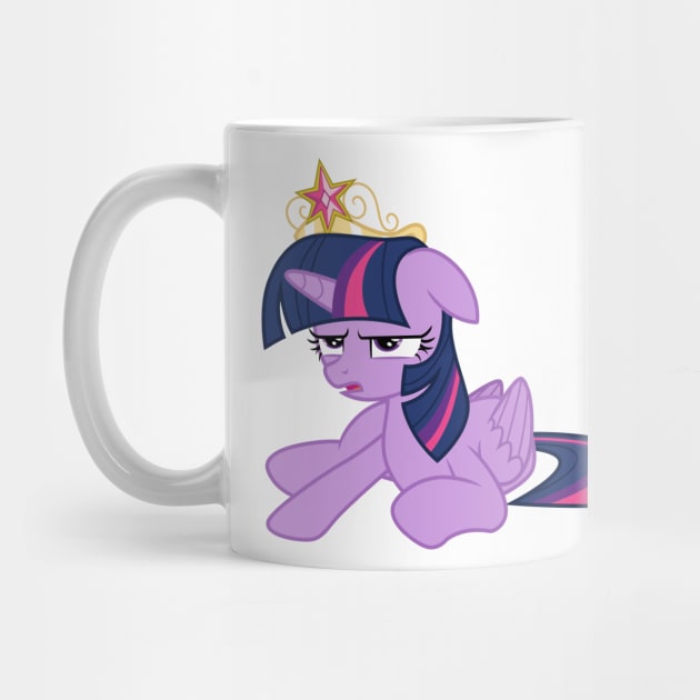 Exhausted Princess Twilight Sparkle by CloudyGlow